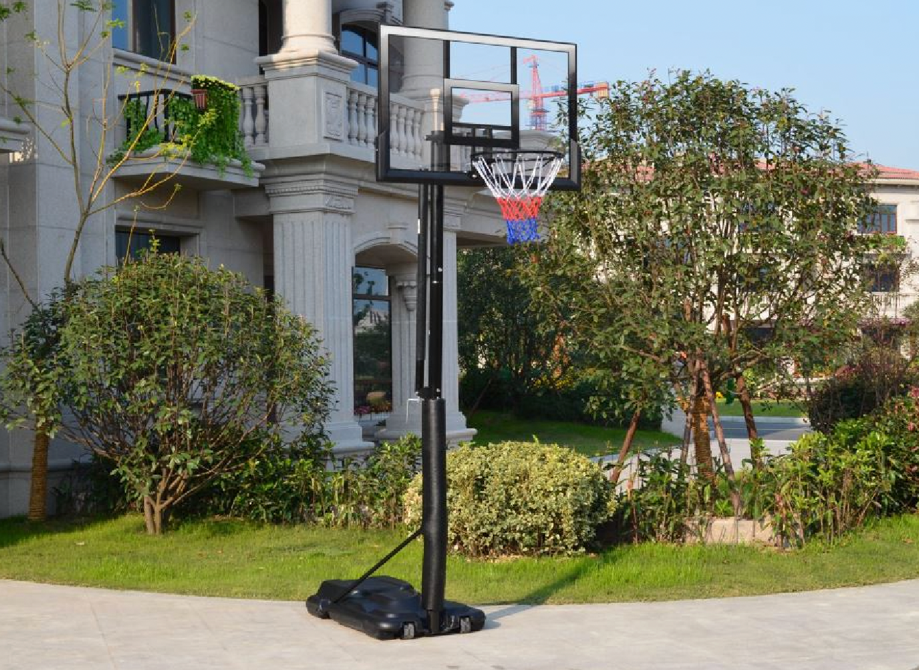 Basketball Hoop Standard With Background Photo
